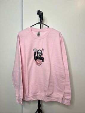 Pink Ghostface Crewneck